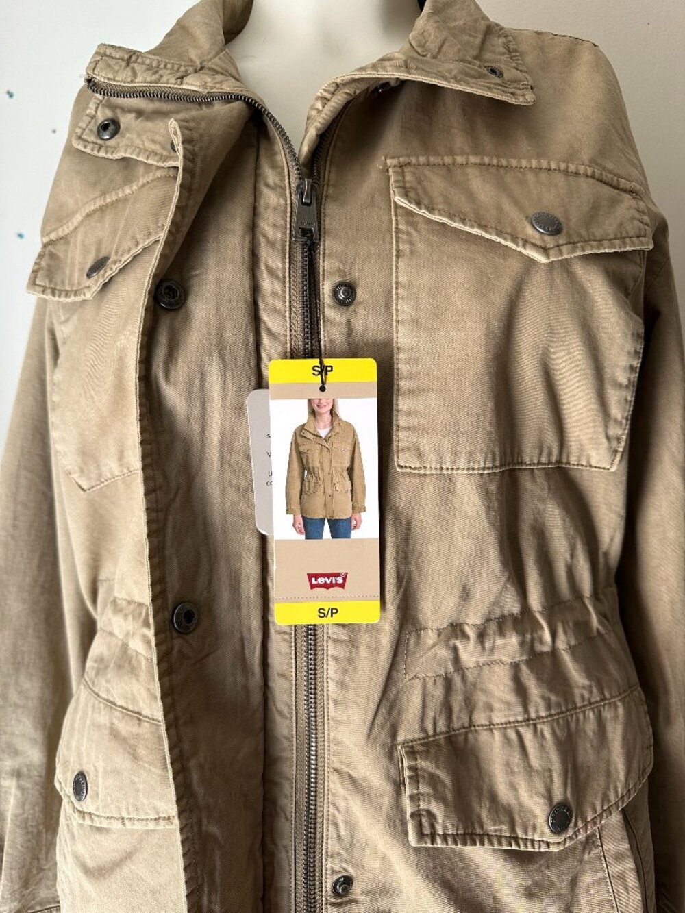 Levi’s - Women's Canvas Four-Pocket Utility Jacket Size S NWT